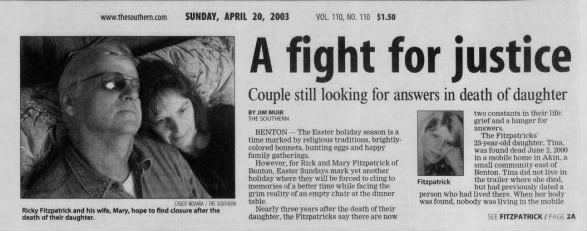 Clipping from Southern Illinoisan